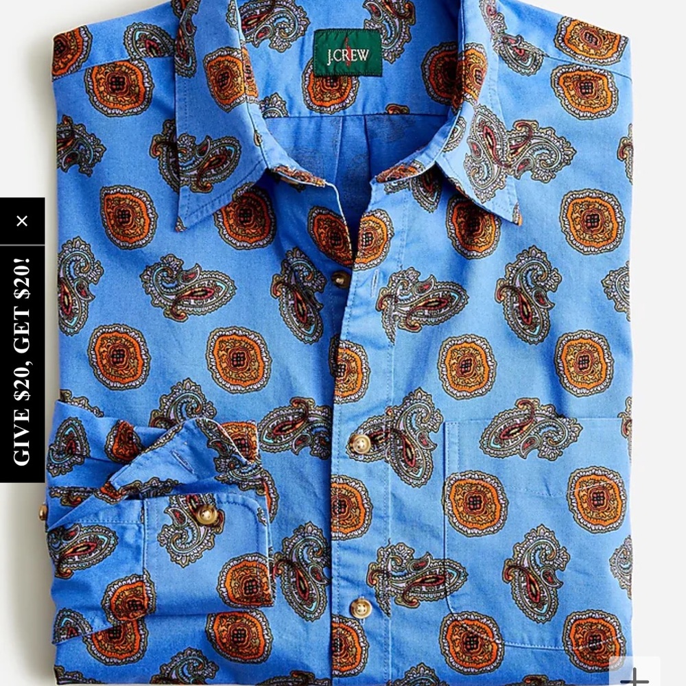 JCREW men’s slim cut XXL shirt